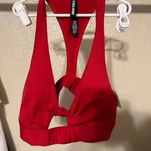 New NWT Pink Sport Victorias Secret sports bra sexy red large